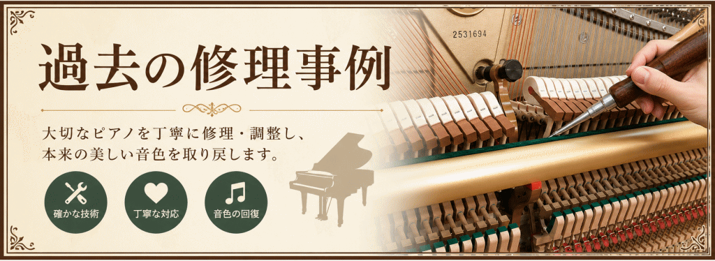 ピアノ修理はピアノプラザへ