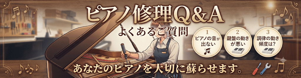 ピアノ修理FAQ